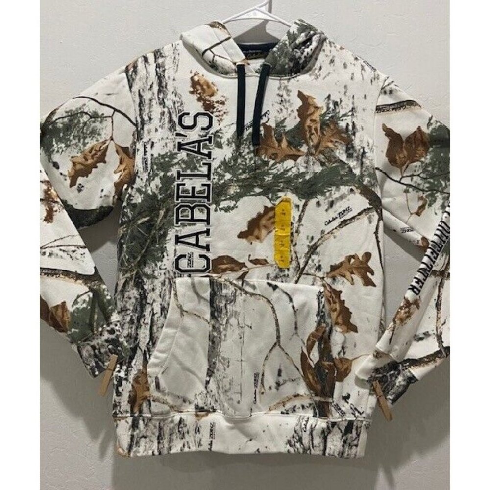 Cabela's Zonz Woodlands Snow Hoodie Adult Size S Fleece Lined NWT MSRP $59.99